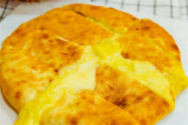 爆浆榴莲芝士饼美味