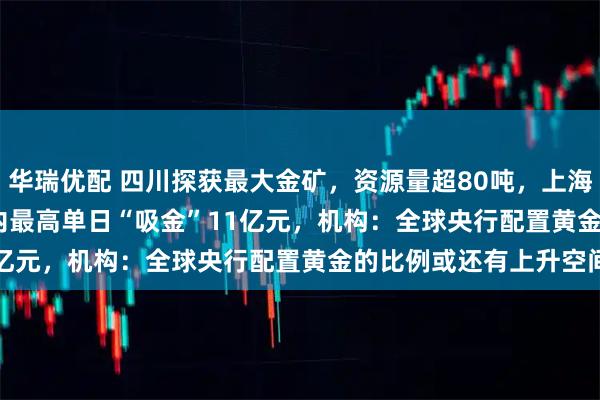华瑞优配 四川探获最大金矿，资源量超80吨，上海金ETF（159830）周内最高单日“吸金”11亿元，机构：全球央行配置黄金的比例或还有上升空间